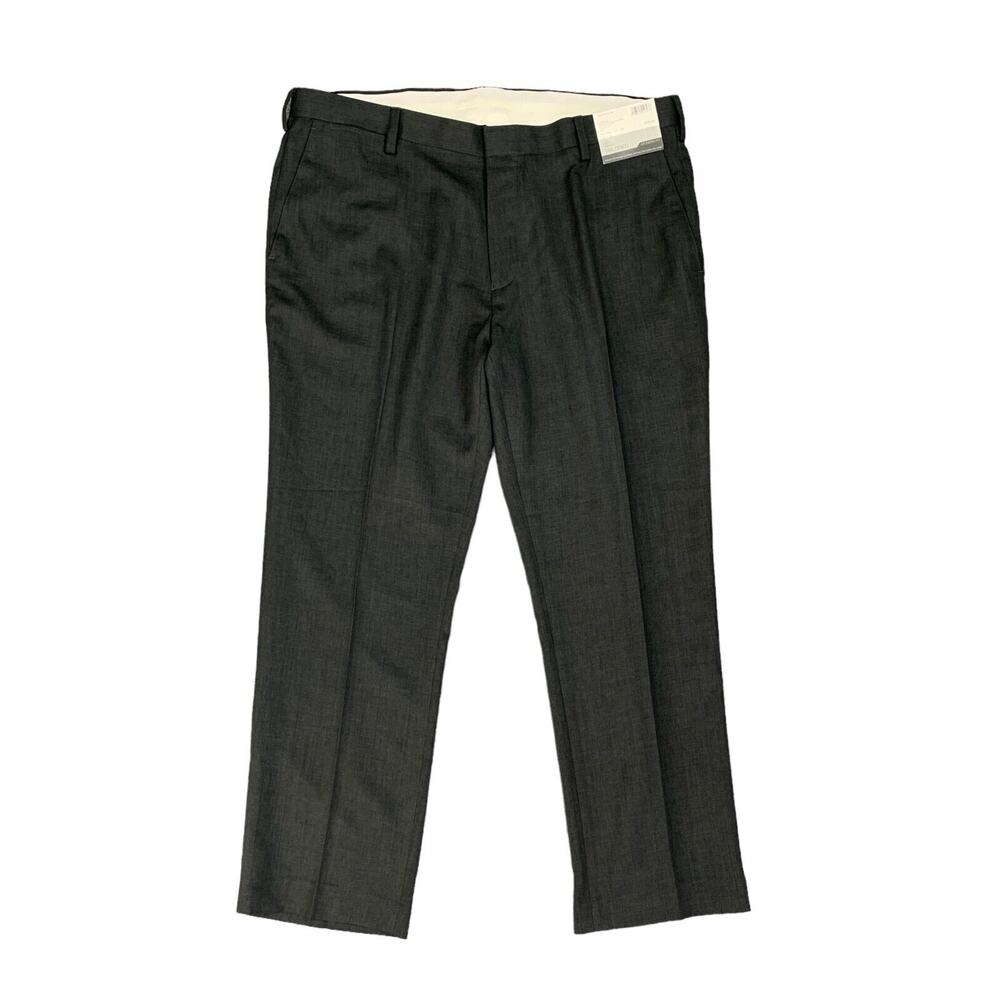 Louis Raphael Pants Mens 40 Charcoal Gray Anton Tailored Modern‎ Fit Dress